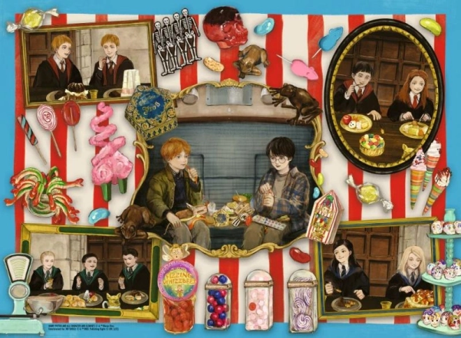 Harry Potter magiczne smakołyki puzzle 200 elementów Ravensburger