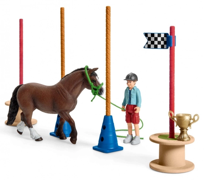 Schleich Farm World Zawody w Agility dla Kuców