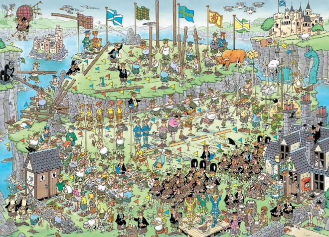 JUMBO Puzzle JvH Szkockie gry 1000 elementów
