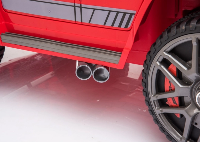 Dziecięcy samochód na akumulator Mercedes G63 czerwony