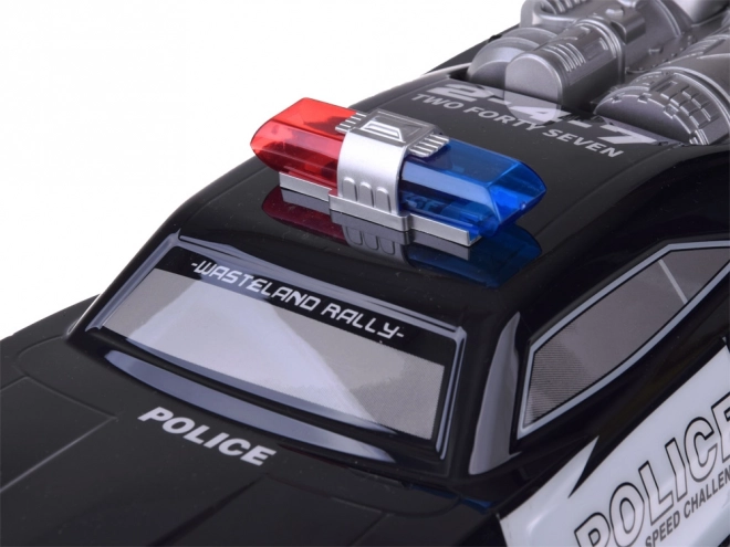 Du7cy zdalnie sterowany monster truck POLICE owietlenie na zdalne sterowanie RC0626