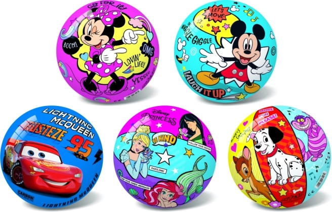 Piłka DISNEY 11 cm – 5 wzorów, display box