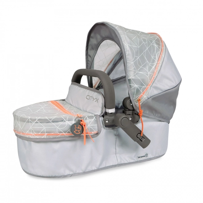 DeCuevas 81777 Składany wózek dla lalek 3 w 1 z plecakiem CITY X 2024 - 73 cm