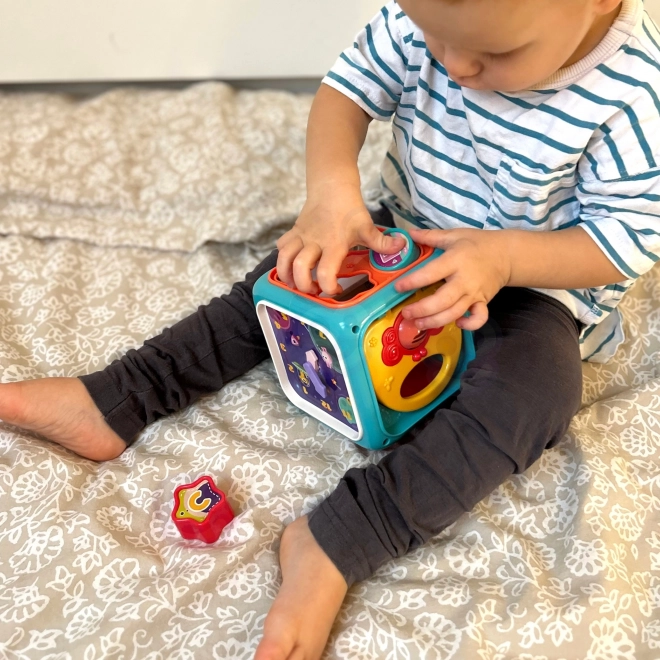 Interaktywna kostka sensoryczna Montessori 6w1