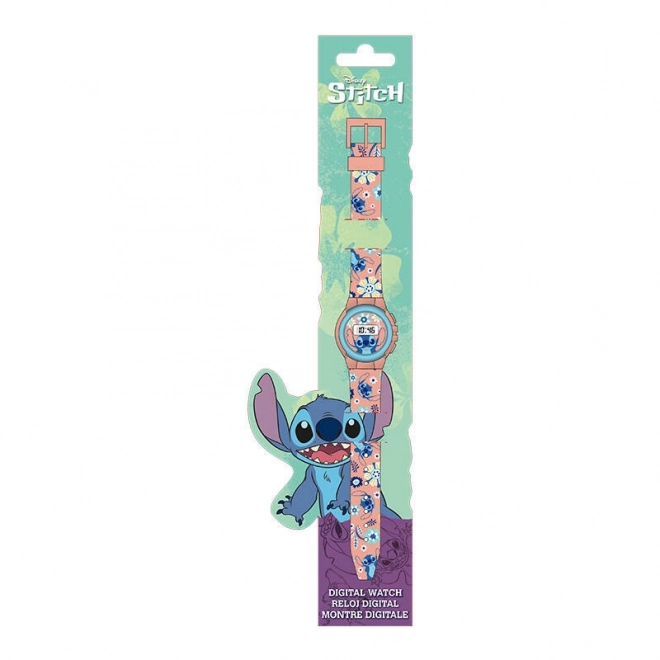 Dziecięcy zegarek cyfrowy Stitch od Kids Licensing