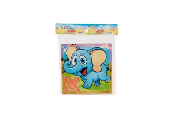 Przesuwanka łamigłówka zwierzątko plastikowe 10cm asst mix rodzajów w woreczku