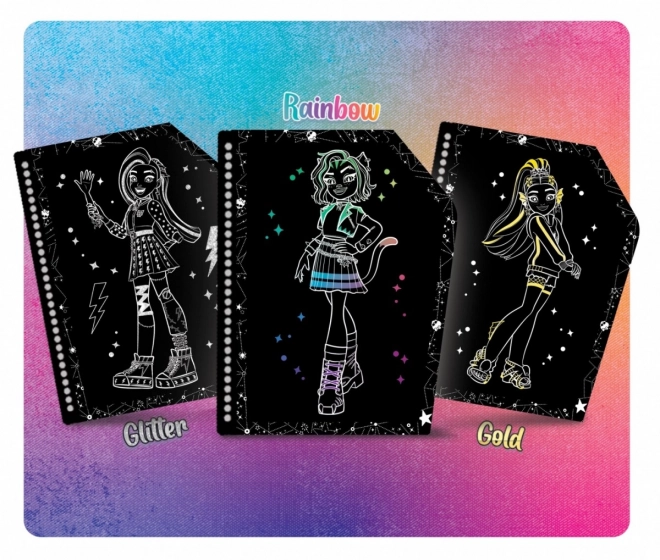 Scratch Discover Sketchbook Scratch Discover Monster High Forever Friends