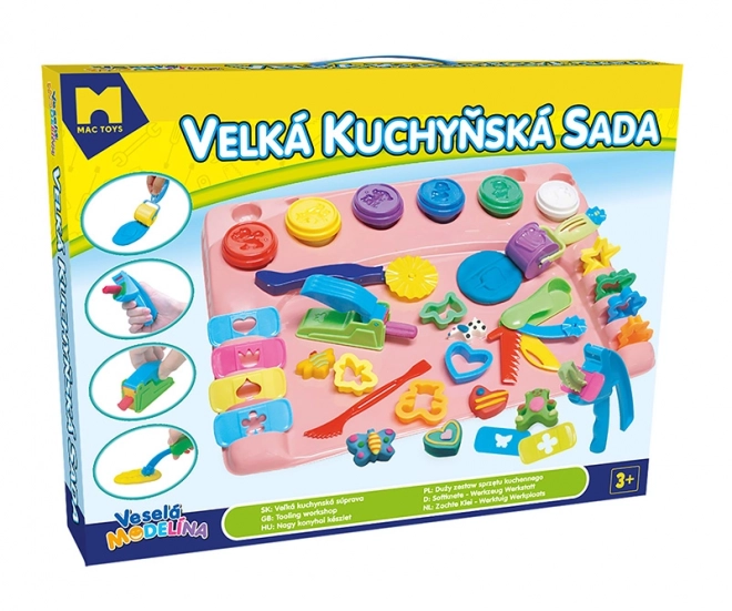 Duży zestaw kuchenny z podkładką