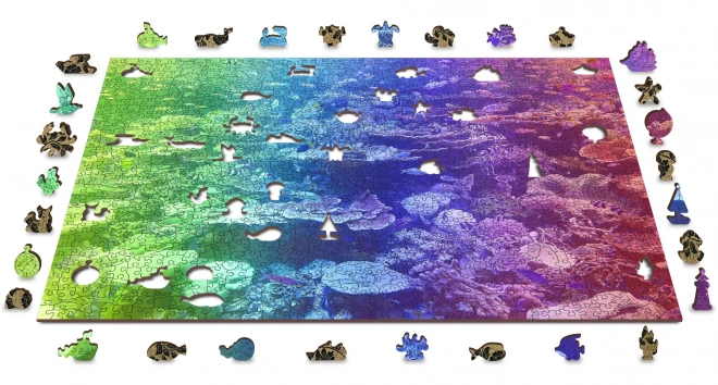 Drewniane puzzle Wooden City Rafa koralowa 2w1, 1000 elementów EKO