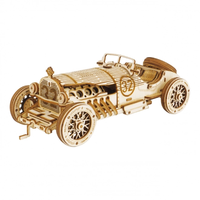 Wyścigowy samochód U-9 Grand Prix - 3D drewniane puzzle