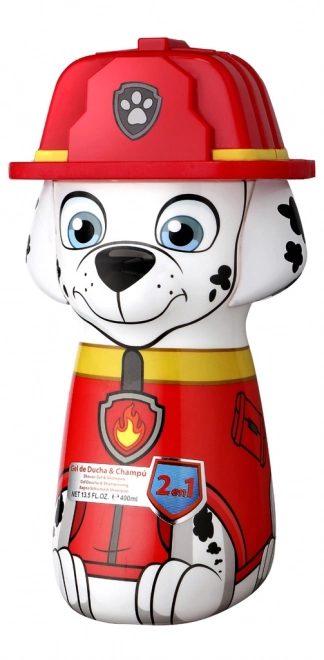 Psi Patrol Marshall żel pod prysznic i szampon 400 ml w butelce 3D