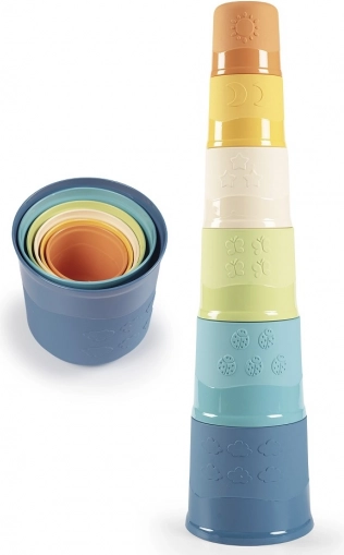 Smoby Little Green magiczna wieża z bioplastiku, 6 elementów