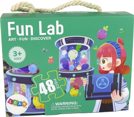 Puzzle dla dzieci laboratorium – 48 elementów