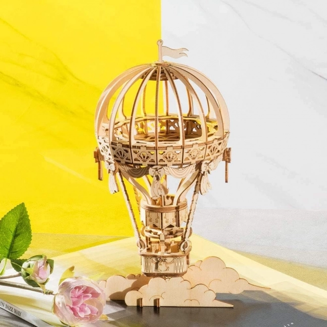 Balon na gorące powietrze - 3D drewniana układanka
