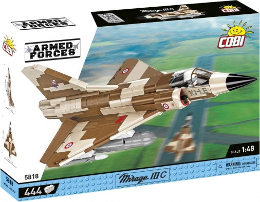 Klocki COBI Armed Forces – Mirage IIIC 1:48, 444 elementów