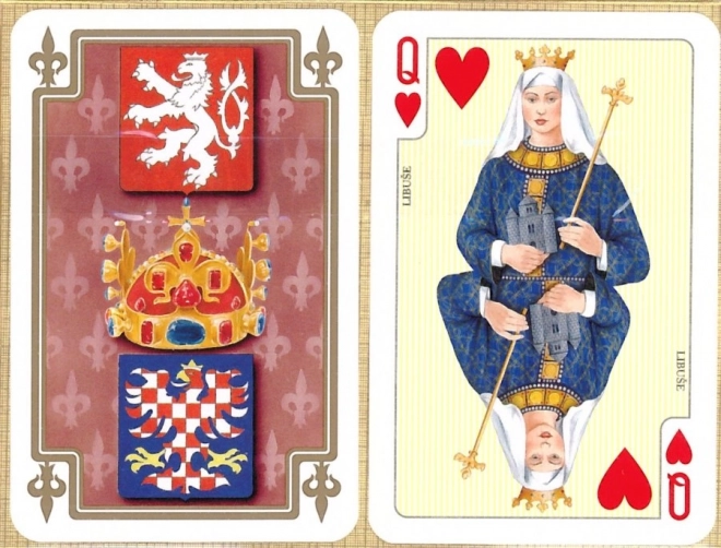 Karty Joker Kanasta z motywami Królestwa Czeskiego