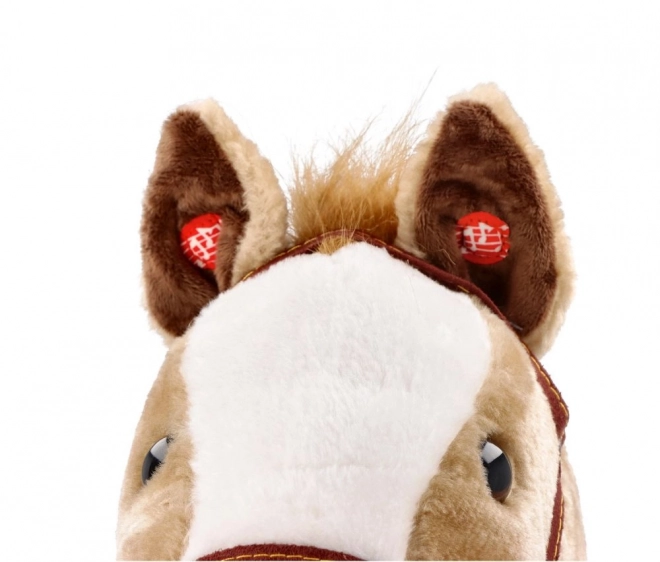 Koń na biegunach Mustang z kołami