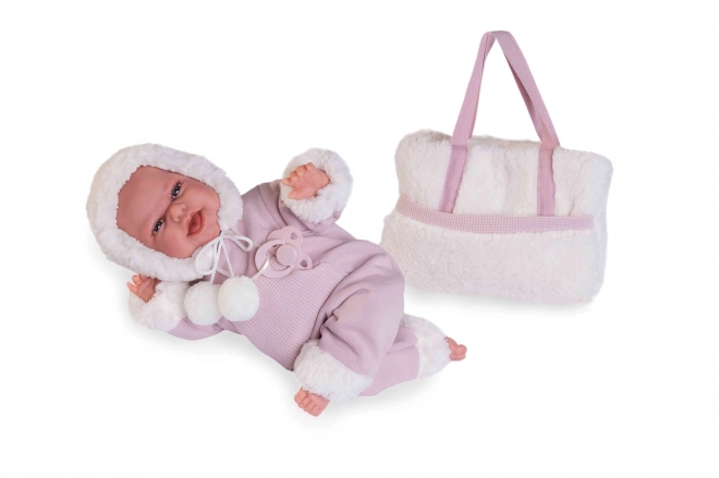 Antonio Juan 70360 CLARA - realistyczna lalka niemowlę z specjalną funkcją ruchową i miękkim materiałowym ciałem - 34 cm