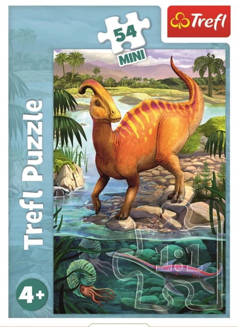 TREFL Puzzle Niesamowite dinozaury: Parasaurolophus 54 kawałki