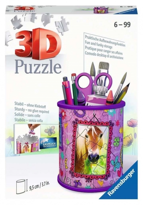 RAVENSBURGER 3D puzzle stojak: Koń 54 części