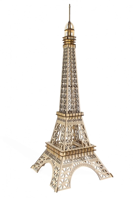 Drewniane 3D puzzle Wieża Eiffla duża