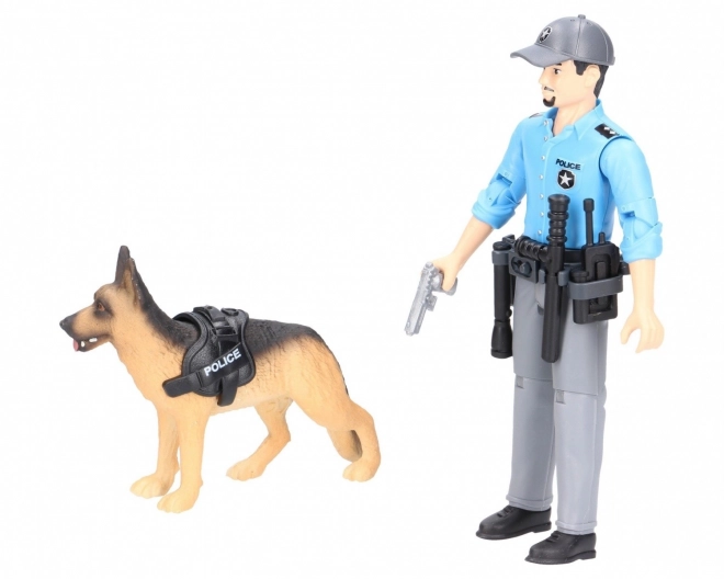 Bruder BWORLD Policjant z psem