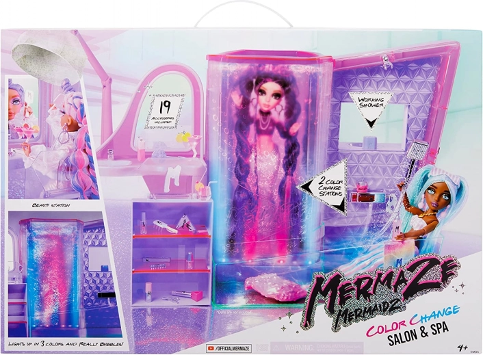 585220EUC Zestaw do zabawy Mermaze Mermaidz Salon Playset