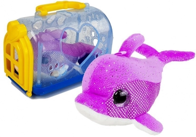 Delfinek z maskotem Transporter