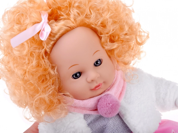 Bujne blond loczki do czesania i stylizowania