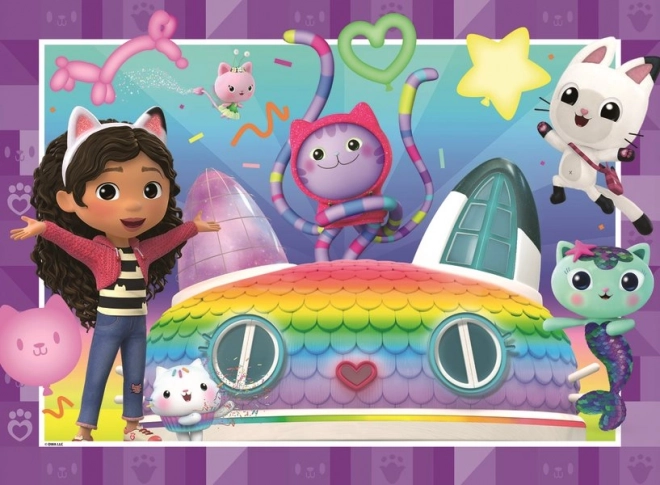 Puzzle Gábina magiczny domek XXL 100 elementów