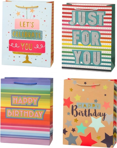 Torba prezentowa Happy Birthday 23 x 18 x 10 cm