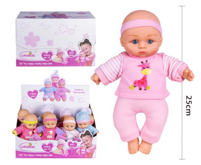 Urocze niemowlę z ubrankiem 24 cm