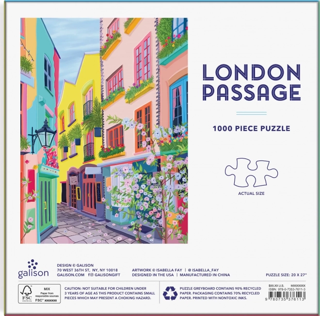 Galison Puzzle Londyńska pasaż 1000 części