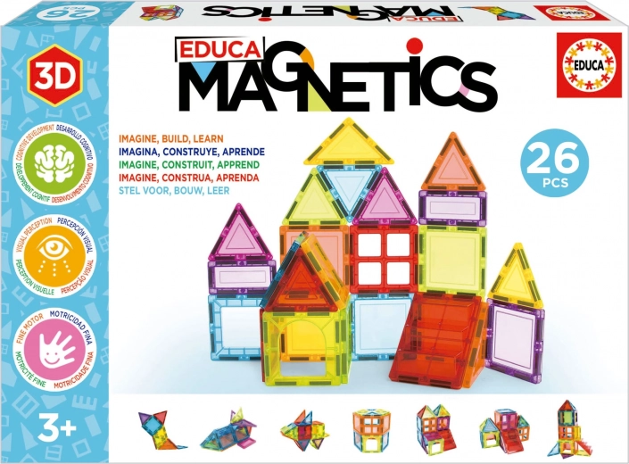 EDUCA Magnetyczna układanka Magnetics 26 elementów
