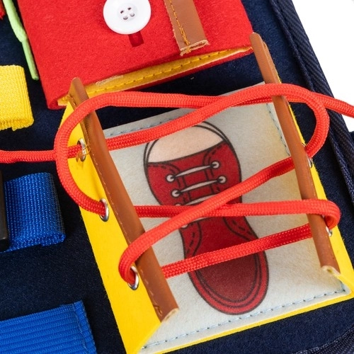 Sensoryczna tablica manipulacyjna - edukacyjna etui