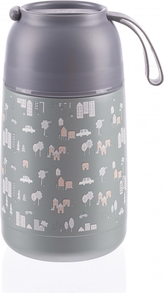 Termos na jedzenie z silikonowym uchwytem 620 ml, City