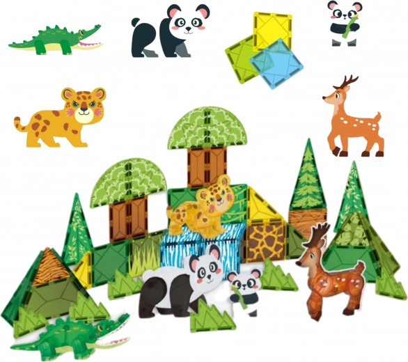 Magnetyczne łączenie dla stabilnych budowli 3D