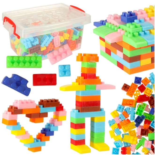 Plastikowe klocki konstrukcyjne 240 sztuk