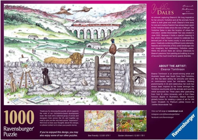 Puzzle Ravensburger Życie w Yorkshire 1000 elementów