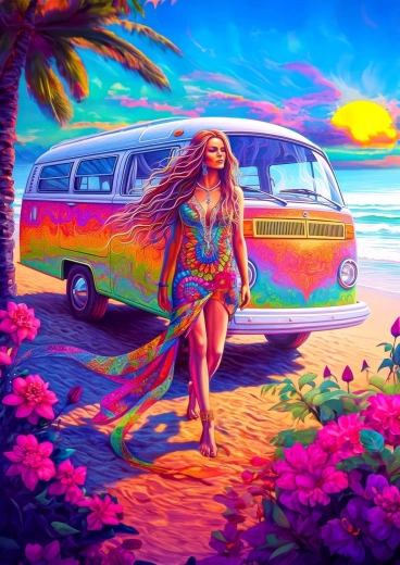 Hippie puzzle W sercu 1000 elementów