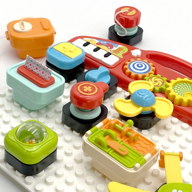 Woopie Montessori Dziecięcy Panel Manipulacyjny Kolorowy Panel Aktywny