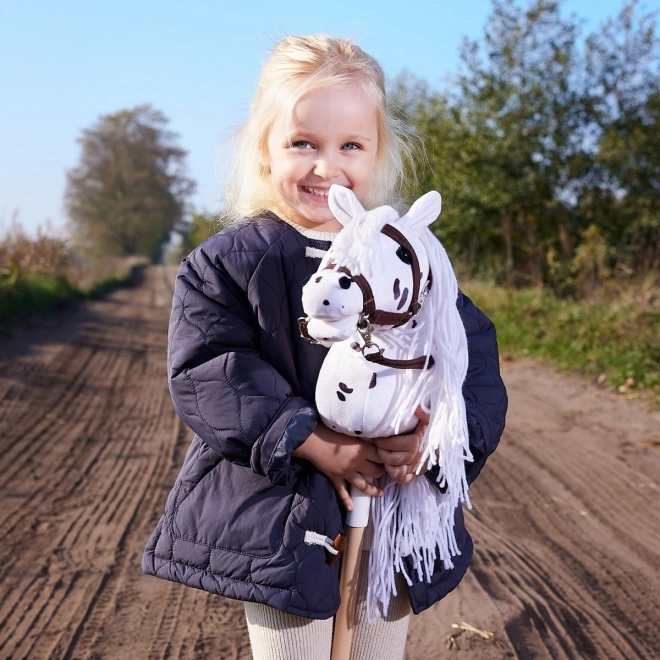 Hobby Horse HOPPIHORSE - Biało-cętkowany