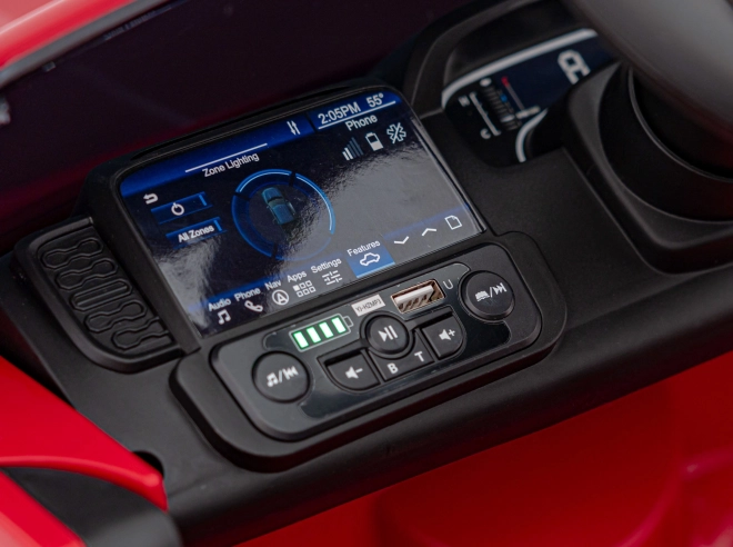 Dziecięcy elektryczny samochodzik Ford Ranger czerwony