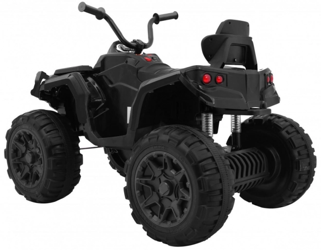 Dziecięcy akumulatorowy quad czarny + koła EVA + radio MP3 + LED + wolny start