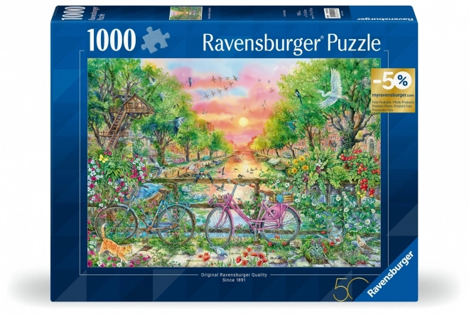 Puzzle RAVENSBURGER Kola w Amsterdamie 1000 elementów