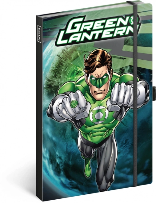 Notatnik Green Lantern w linię