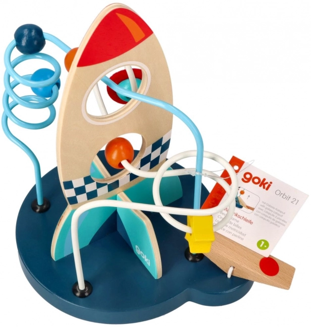Lelin Toys leśne koraliki labirynt
