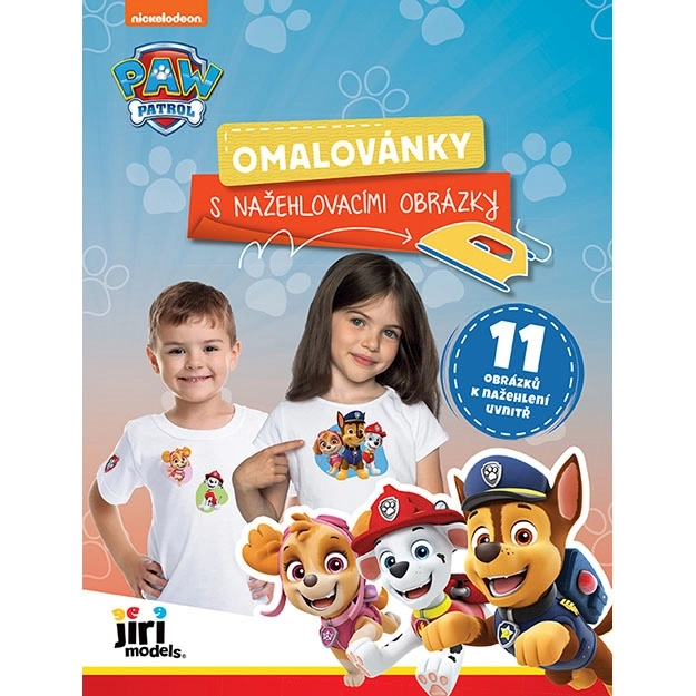Kolorowanka z naprasowywanymi obrazkami PSI PATROL