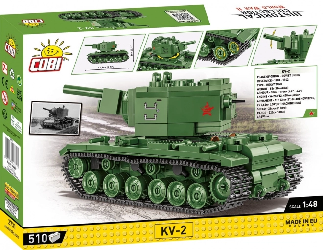 Historyczna kolekcja WW2 ciężki czołg KW-2