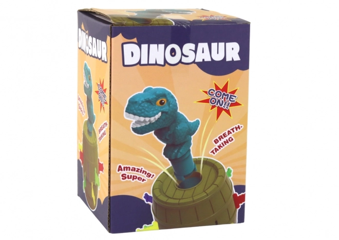 Arkadowa gra pop-up Dinozaur w beczce